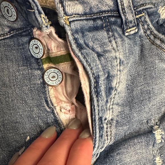 Anthropologie Blue Denim Shorts - Picture 5 of 5